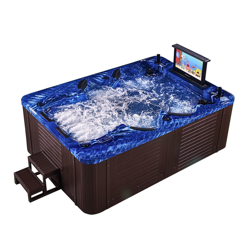 5-6 Jacuzzi hombre al aire libre villa jardín jacuzzi surf termostático acrílico piscina spa
