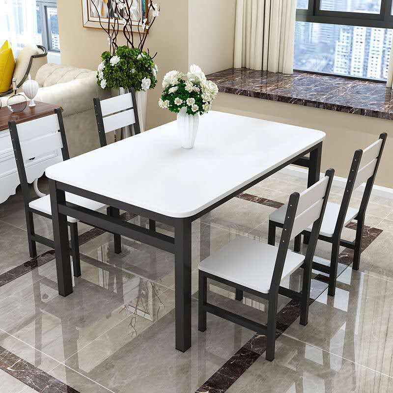 흰색 표면 검정색 프레임