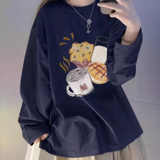 네이비 블루(긴소매 버전)