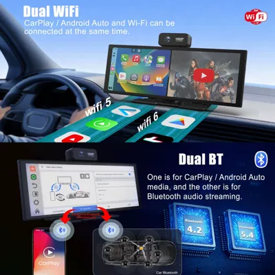 Smart Screen, In-Car Navigation, Large – Simsiz CarPlay və Android Auto