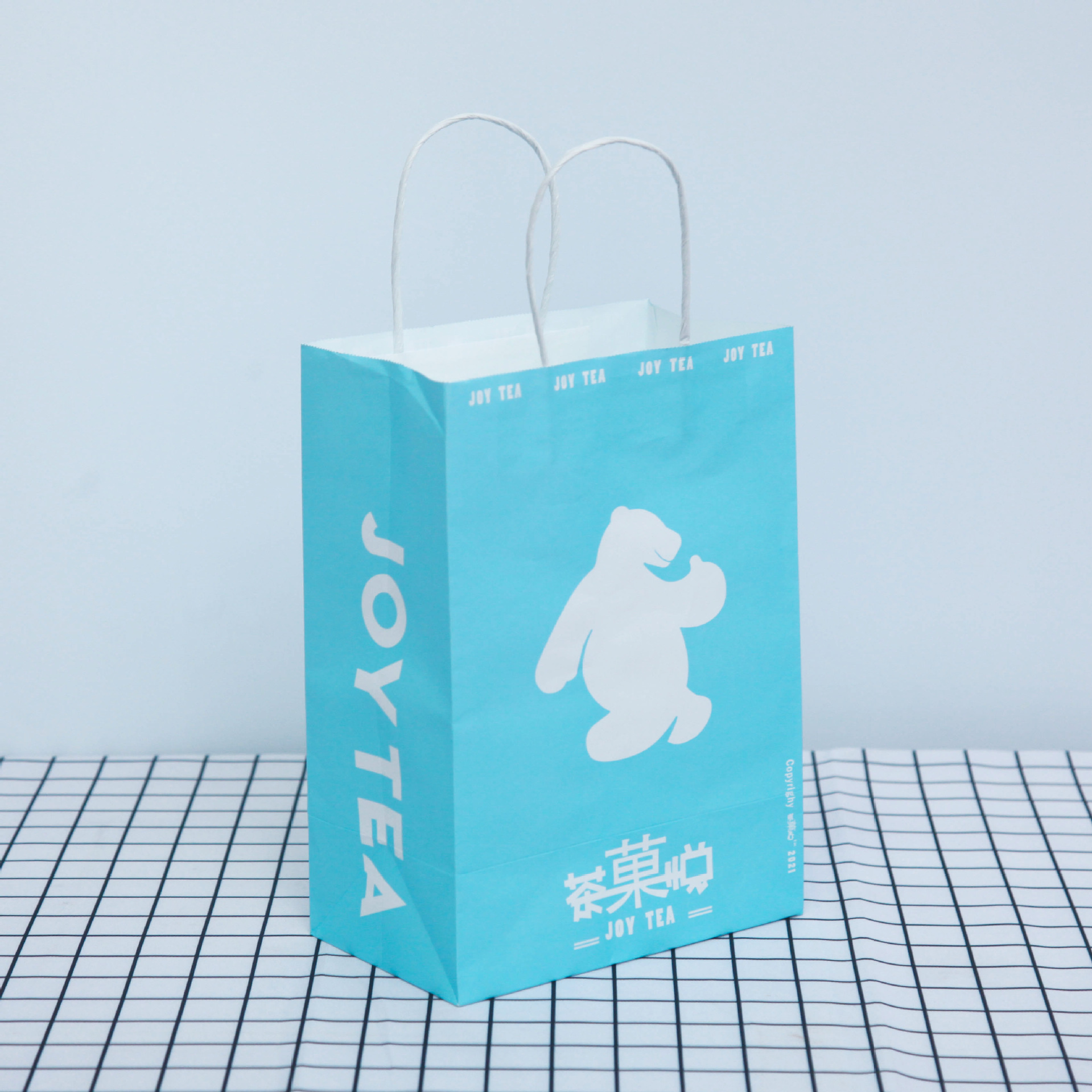 厂家批发牛皮纸袋手提袋 服装购物包装袋 奶茶咖啡外卖打包袋logo