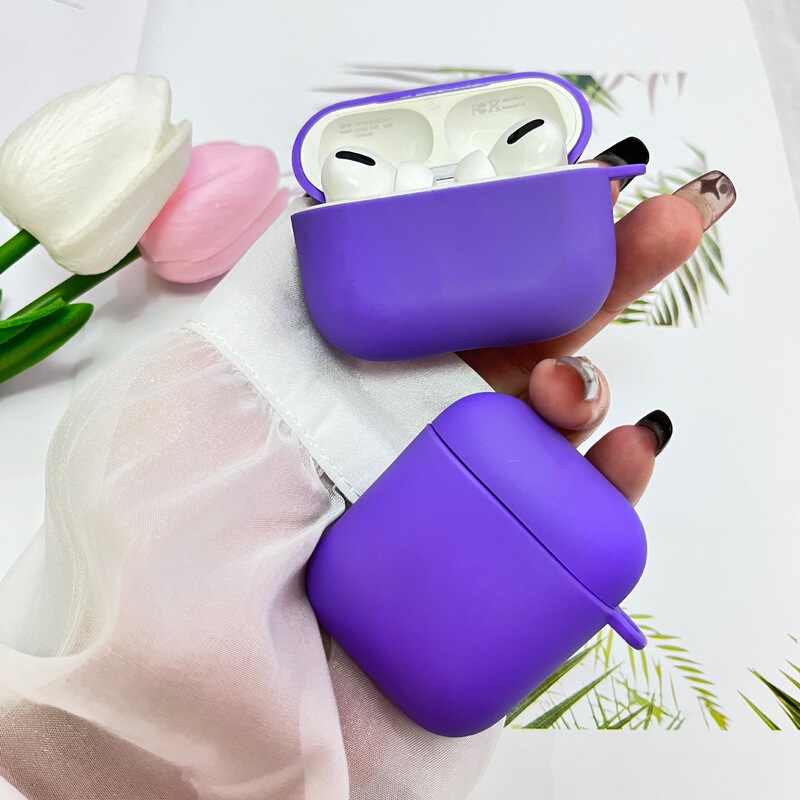Airpods1/2世代pro新3世代保護カバーフロストtpu純色リンゴbluetoothイヤホンカバーを適用|undefined