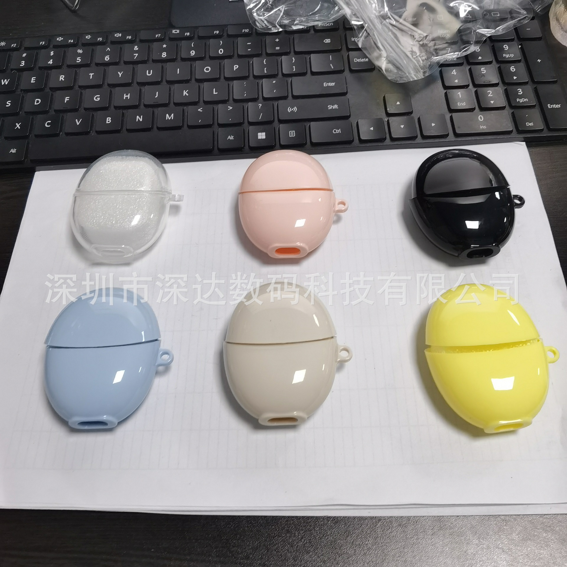 Suitable for Huawei Freebuds 7I Bluetooth Pro3 Headphone Case 5I Protective Case 4m White 6I Colorful Clip Material