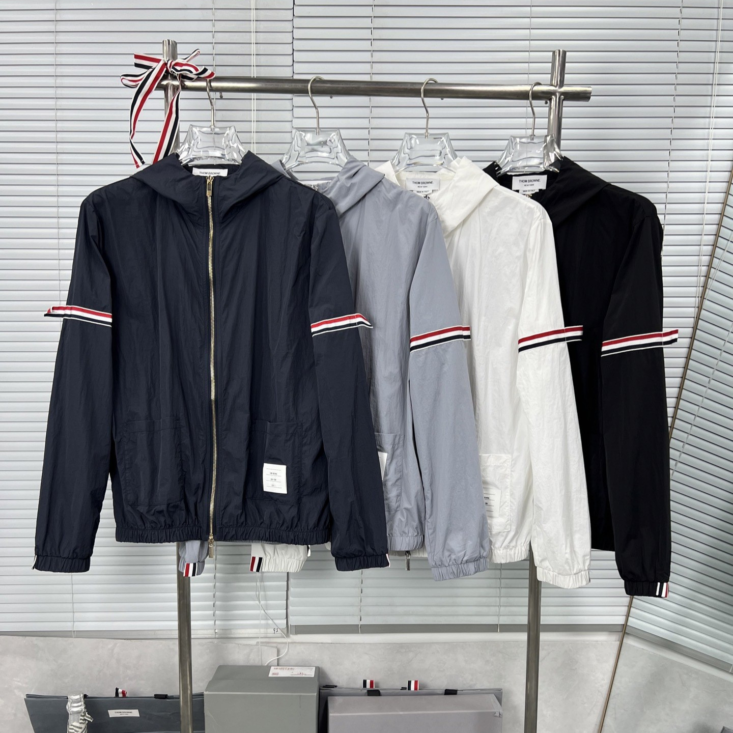 High-quality summer classic striped long-sleeved thin unisex sun protection jacket