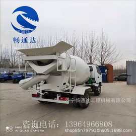 混凝土搅拌车输送泵一体 水泥车 3方混凝土搅拌车图片水泥搅拌车
