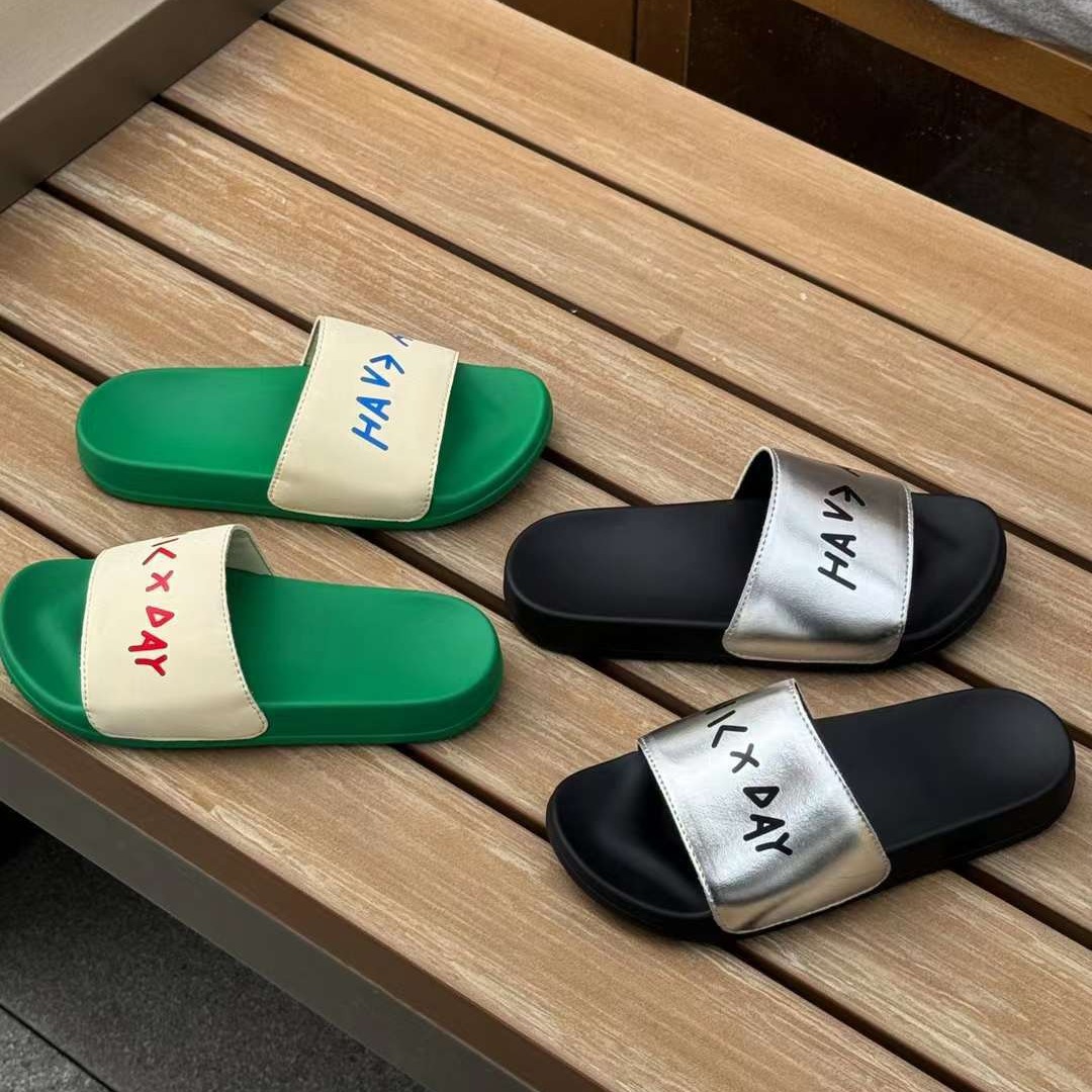 Children's Slippers Trendy Home Indoor Lazy Slippers 2025 Summer New Bath Non-Slip Slippers Outdoor Wading