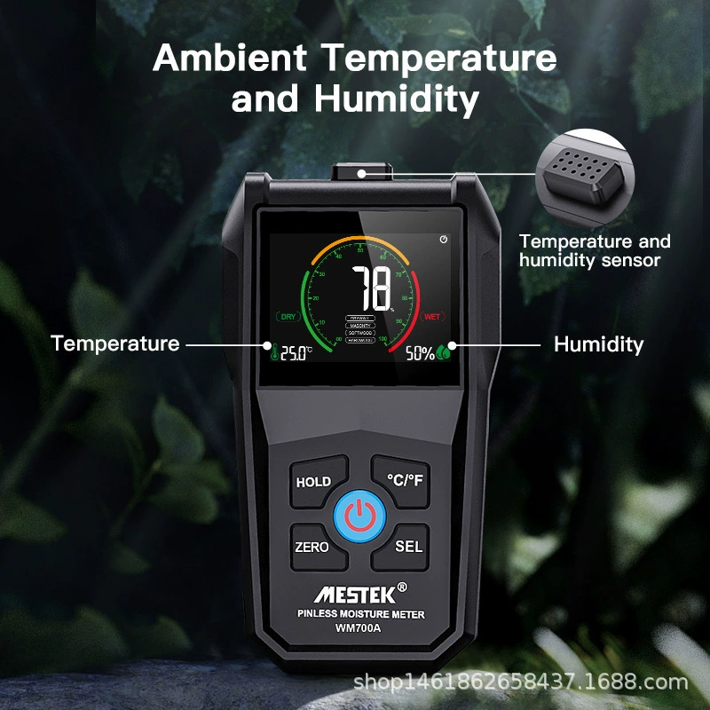 Meistek WM700A Бесконтактный детектор влажности древесины тестер влажности древесины древесная плита