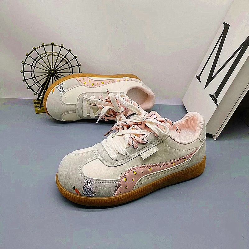 QiaoBoo2026 zapatos de cuero nuevos zapatos deportivos para hombres y mujeres para correr estudiantes cómodos zapatos de moda coreanos zapatos de patina para padres