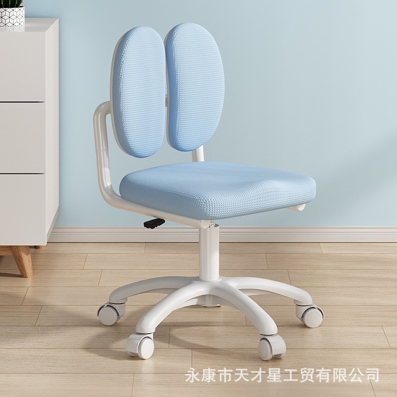 儿童学习椅小学生矫正坐姿可调节升降靠背座椅家用写字椅子跨境