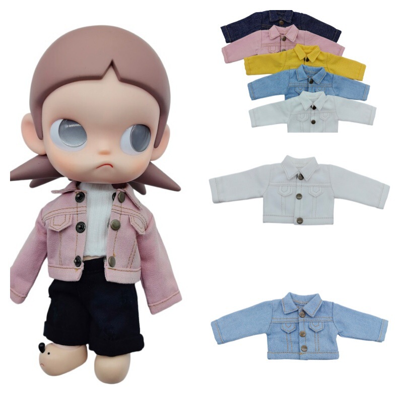 Zsiga Gazi Sister Denim Jacket Dream Destination Doll Clothes Top 1/8 Movable Doll Trendy Toy Doll Clothes