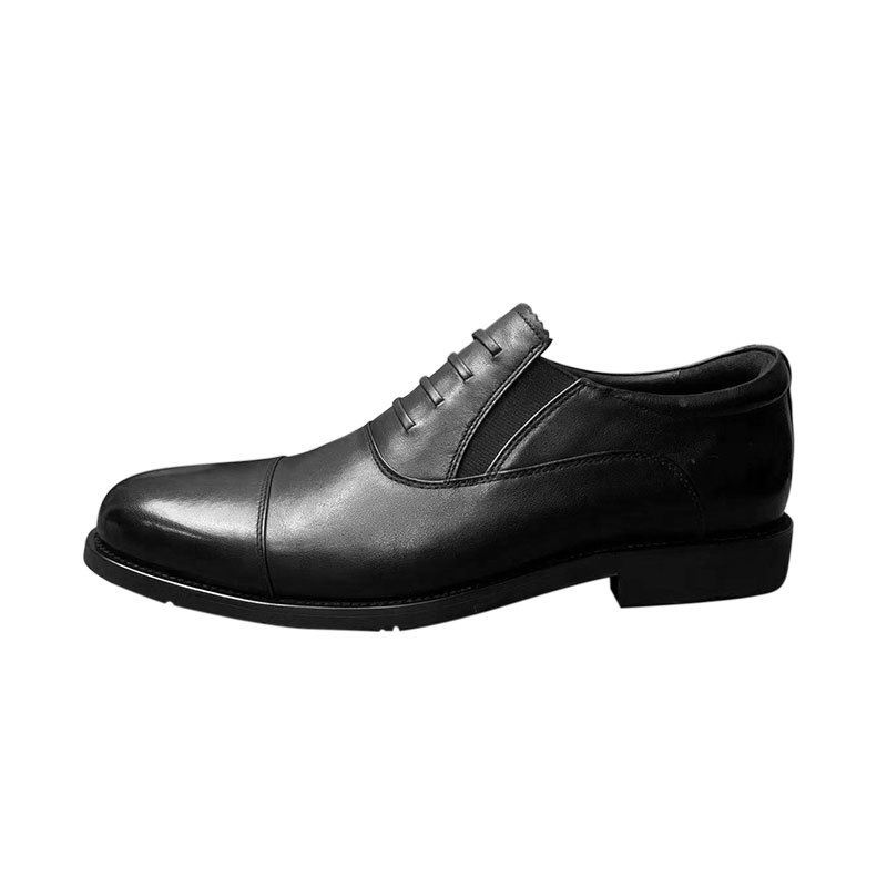 Formal business leather shoes for men soft sole triples for men black interview security casual men's shoes for work trend military shoes_vogvips.com