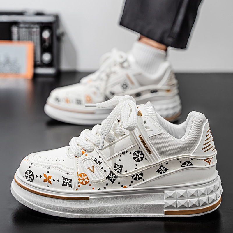 Zapatillas de deporte de alta gama, nuevo estilo de verano, zapatos blancos de moda transpirables, estilo explosivo transfronterizo, celebridades de Internet, el mismo estilo, zapatos de moda para estudiantes