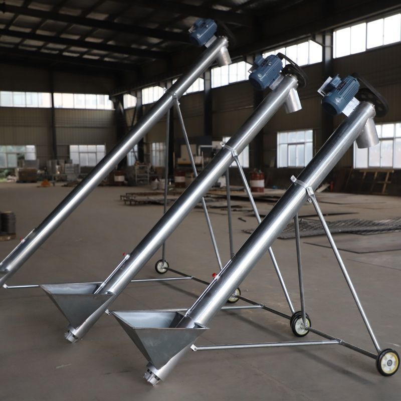 输送管圆筒螺旋送料机新款自动上料机绞龙颗粒干粉粮食砂浆提升机