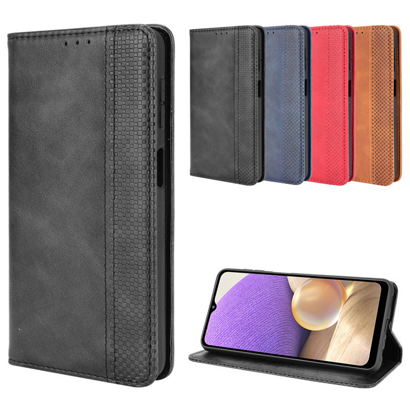 Applicable to Samsung M32 mobile phone case Samsung Galaxy A32 5G mobile phone leather case magnetic flip card case