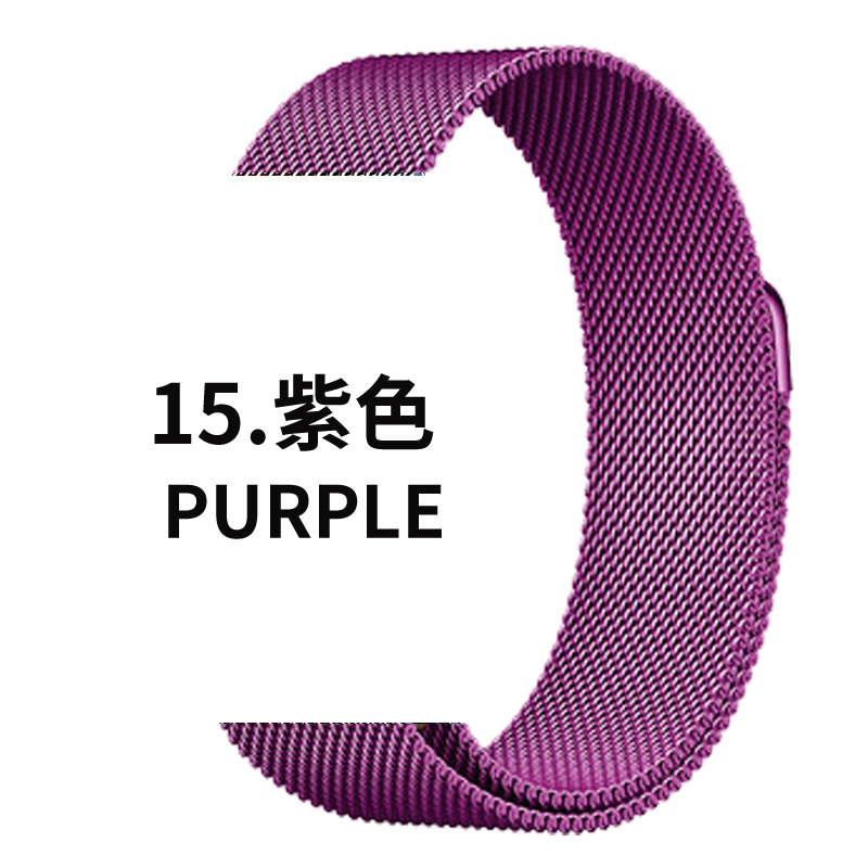 Adecuado para Apple reloj de Milan agradable iwatch1-9 generación SE correa de hebilla magnética de acero inoxidable