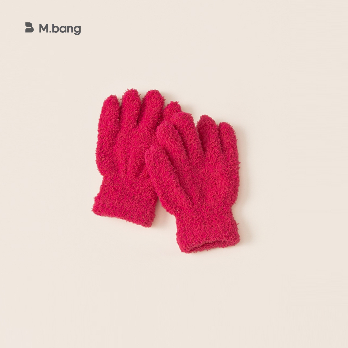 Yoobao ropa infantil guantes de niñas amor guantes de lana otoño y invierno nuevo bebé dulce guantes de punto de cinco dedos