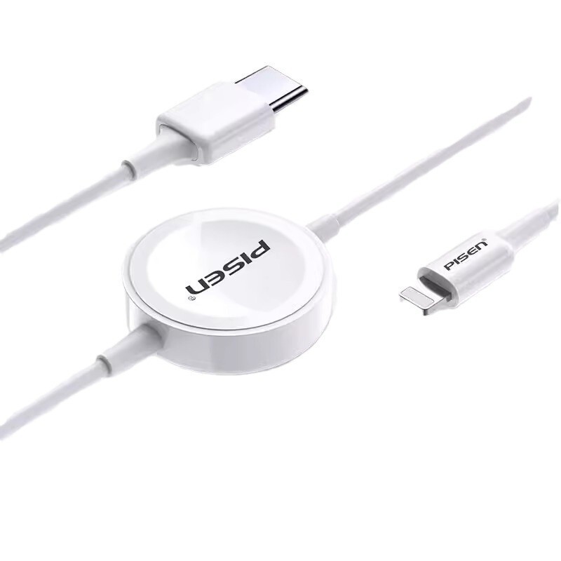 Pinsheng Suitable for apple watch Charger apple watch Mobile Phone 2-in -1 iwatch Wireless S7 Magnetic Suction