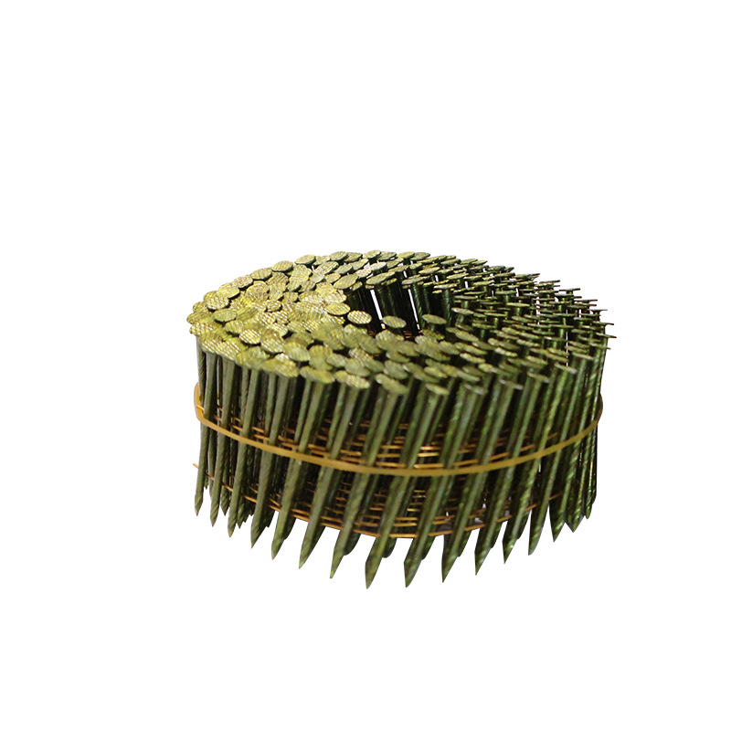 clavos de disco para máquina de clavos de disco grande, clavos de rosca de tornillo de bobina grande, clavos de disco de varilla óptica, clavos de bandeja de madera, clavos de bobina neumática