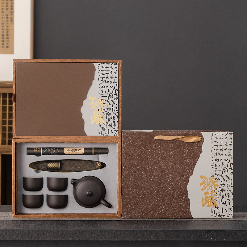 陶瓷廠家高檔紫砂茶具套裝伴手禮商務企業銀行公司節慶創意禮品