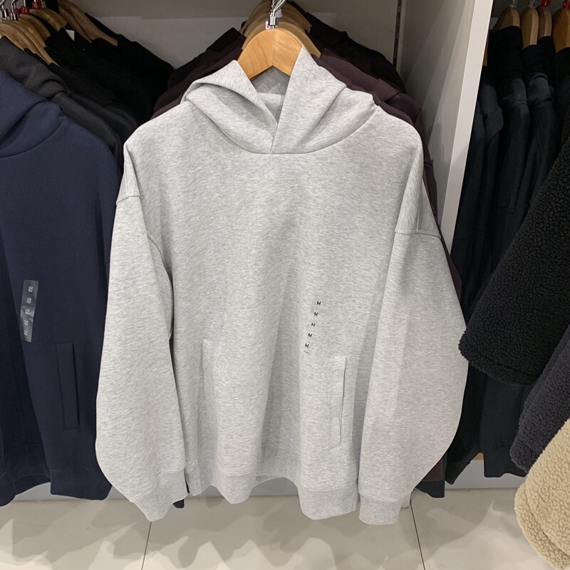 New Style Couple's Loose-Fitting Round-Neck Hooded Sweatshirt, Long-Sleeved Sweatshirt, Heavyweight Pure Cotton 400g Hoodie with Printed Logo New Style Couple's Loose-Fitting Round-Neck Hooded Sweatshirt, Long-Sleeved Sweatshirt, Heavyweight Pure Cotton 400g Hoodie with Printed Logo