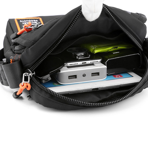 Cross-border new men's crossbody bag casual men's single-shoulder backpack fashion trend courier bag outdoor sports bag