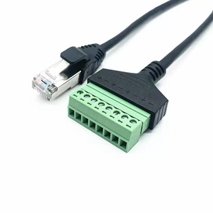 RJ45���Ӿ�ʽ�W�j�⺸���D�ӾW�����D3.81-8P�Բ�ʽ����