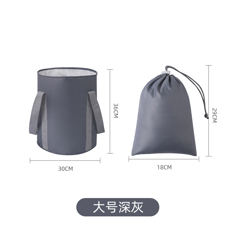 Gris oscuro de gran tamaño