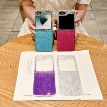 韩风闪粉适用三星Galaxy Z Flip6折叠手机壳zflod6保护壳