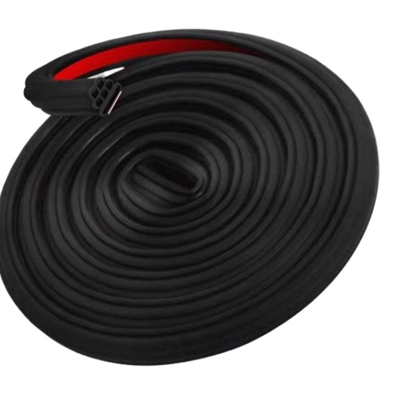 Автомобиль трехслойная утолщенная уплотнительная лента двери автомобиля Звукоизоляционная лента с шестью отверстиями капот багажника защита от столкновений Пылезащитная модификация клейкая лента