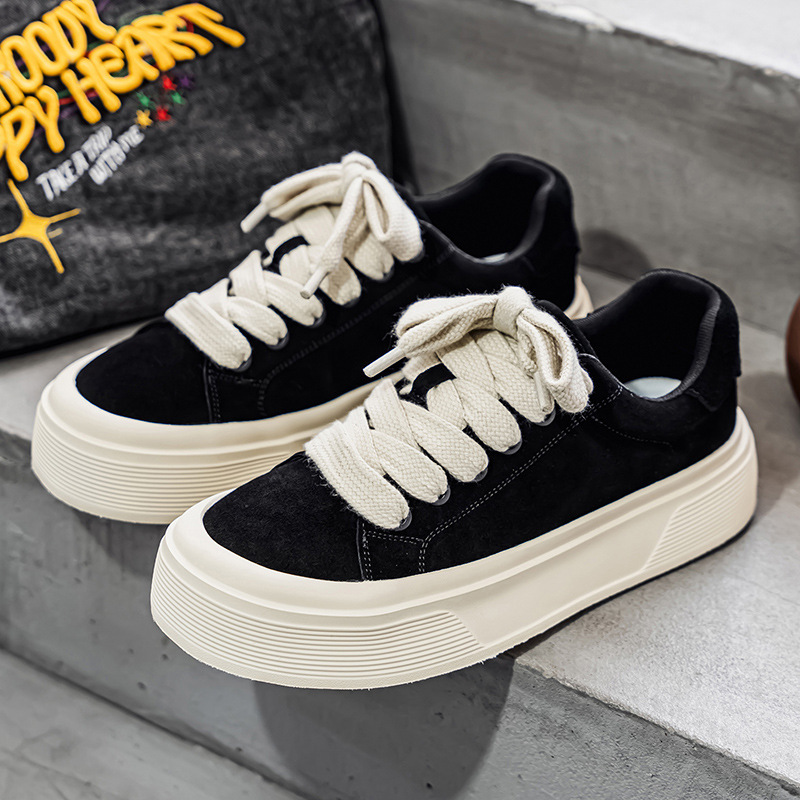 2026 Spring and Autumn New Men's Shoes Thick-Soled Height-Increasing Sneakers Men's Casual Shoes Student Shoes Simple Versatile Trendy Shoes Wholesale 2026 Spring and Autumn New Men's Shoes Thick-Soled Height-Increasing Sneakers Men's Casual Shoes Student Shoes Simple Versatile Trendy Shoes Wholesale