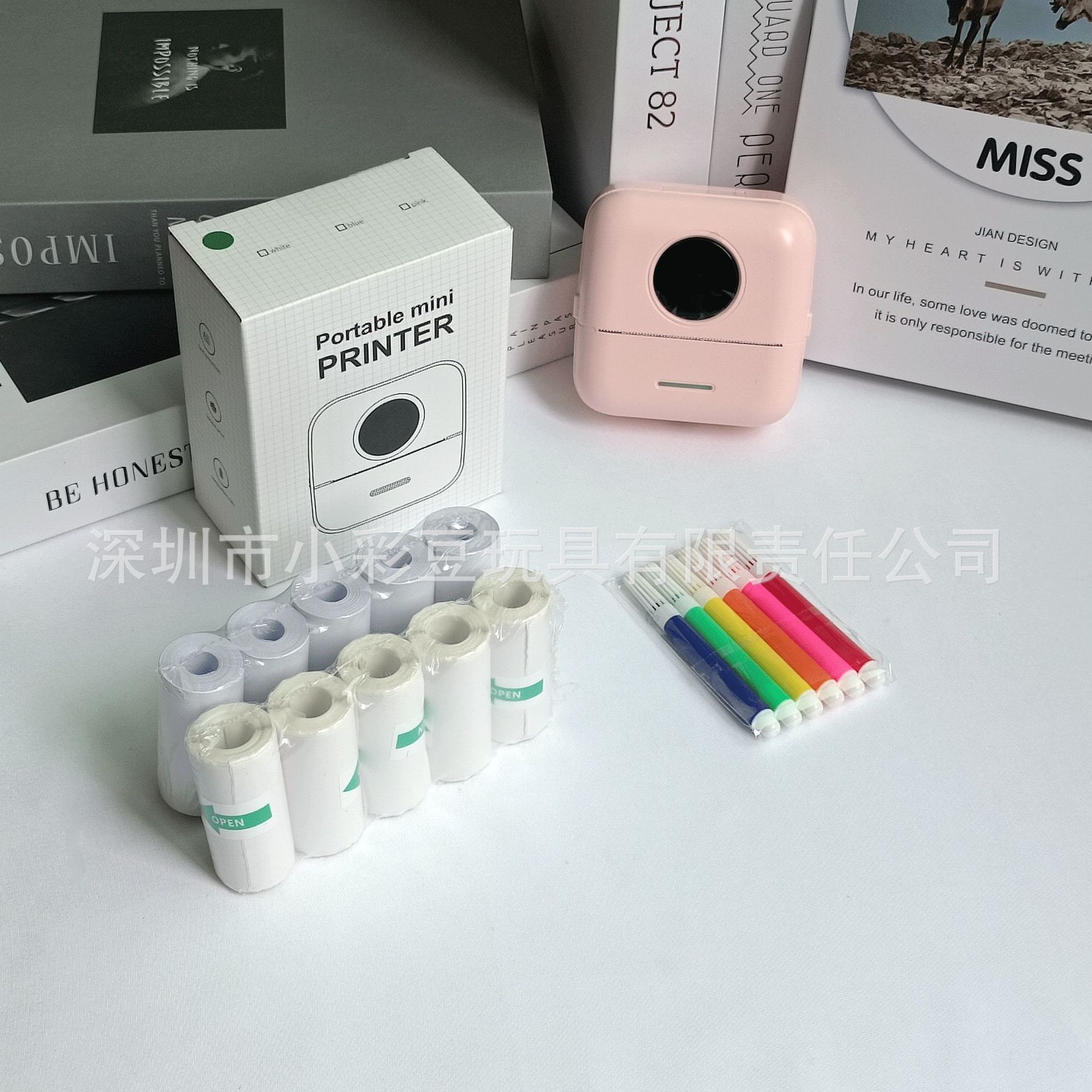 X5 파우더 + 감열지 5개 + 접착지 5개 + 컬러펜