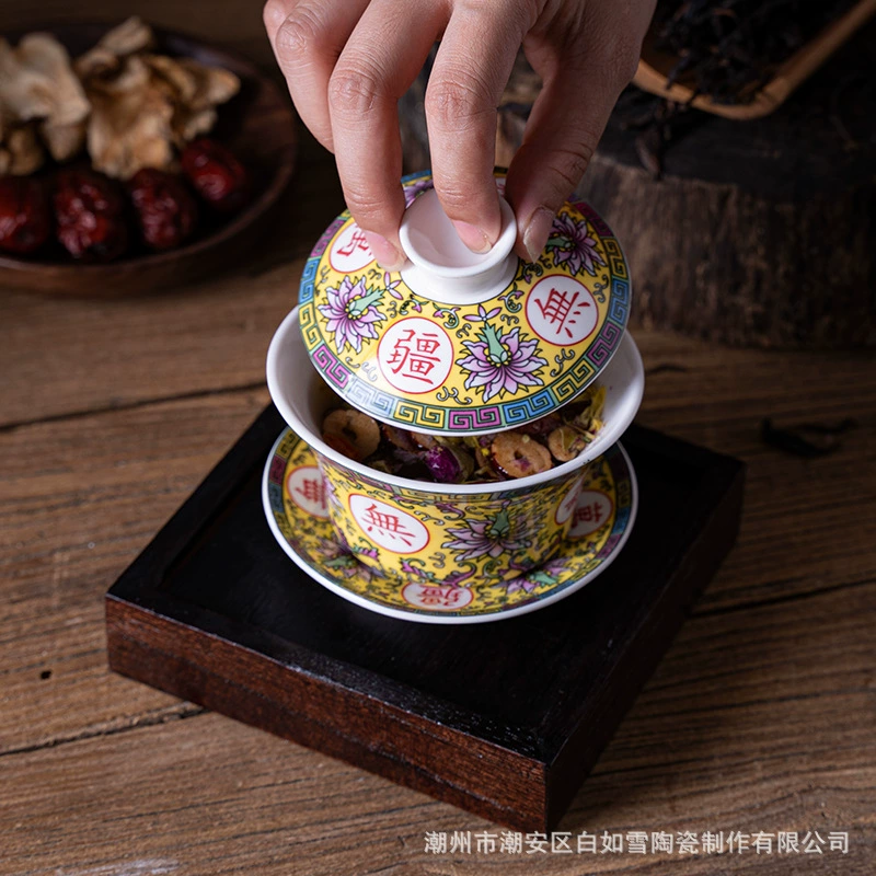 Ceramic чайный набор белый как снег, большой синим и белым чайная чашка