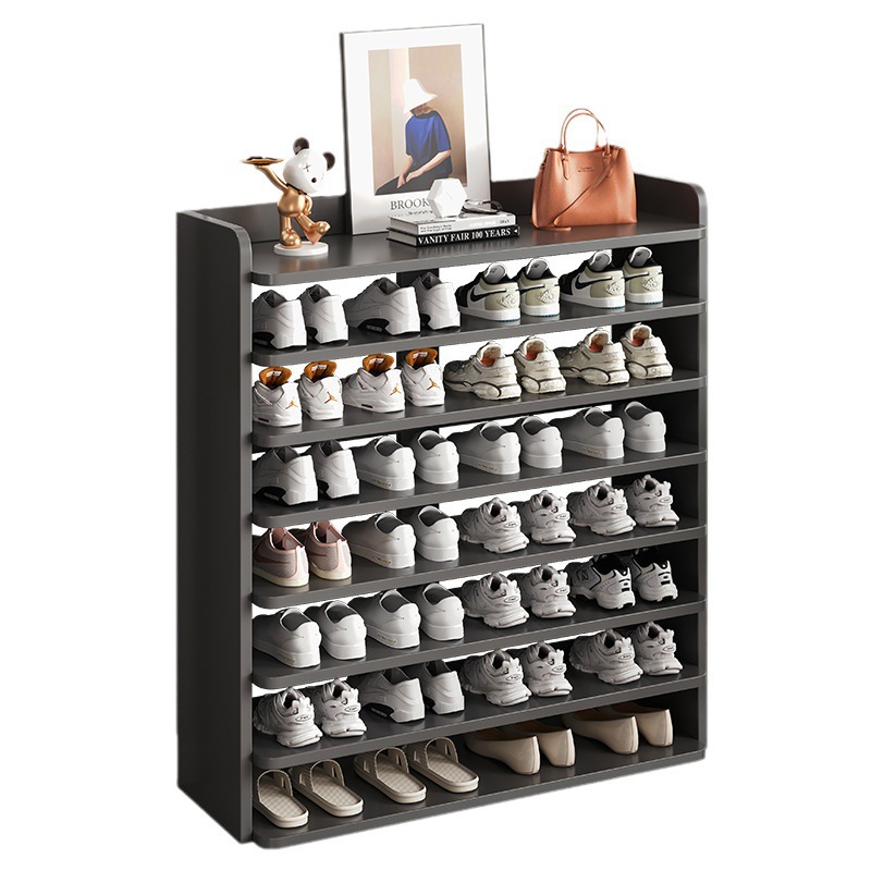 Zapatero simple puerta hogar cielo estrellado negro almacenamiento artefacto ahorro de espacio 2023 nuevo popular partición estante zapato gabinete