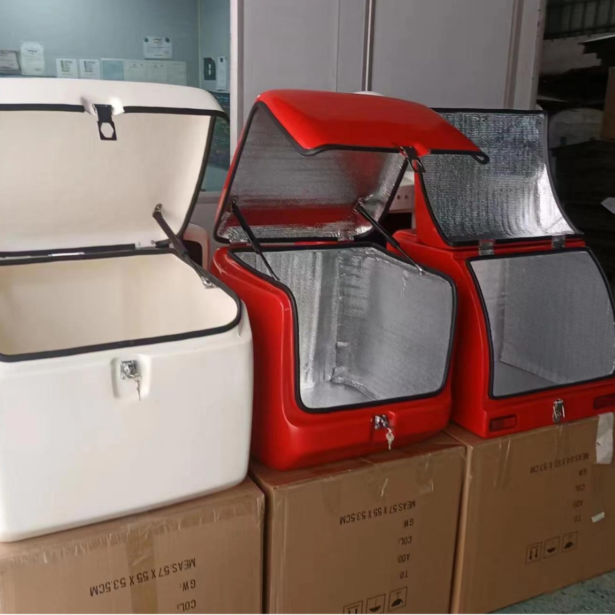 江智摩托车尾箱外卖外送箱储物箱系列加工服务