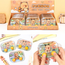 卡皮巴拉方形套圈水机儿童掌上游戏水机解压玩具地摊爆款厂家批发