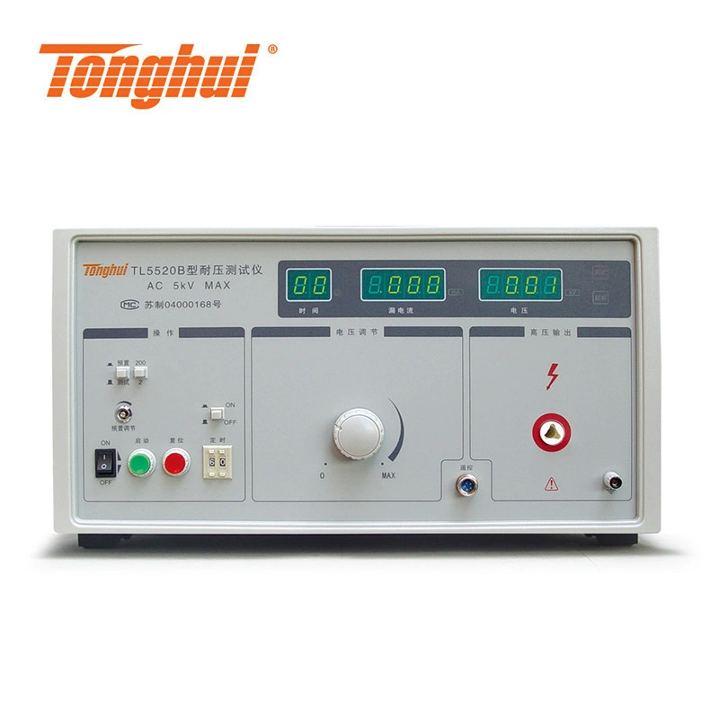 Tonghui Tonghui TL5520B Тестер выдерживающей напряжения переменного тока TL5510A Тестер электробезопасности переменного тока 5 кВ