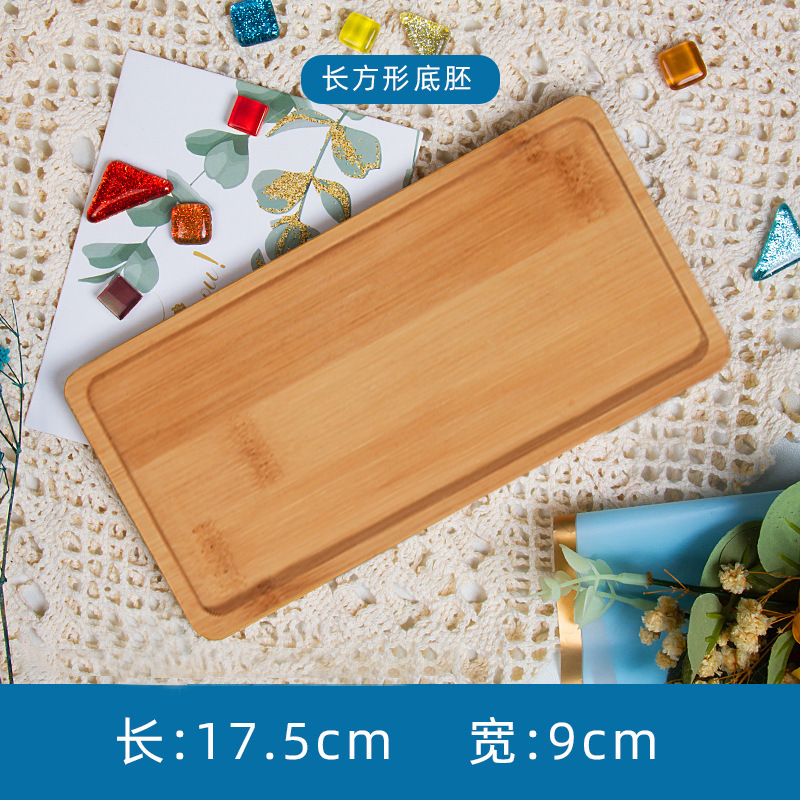 Fondo de mosaico embrión bricolaje material hecho a mano jarrón posavasos jardín de infantes infantil arte bandeja embrión blanco madera maciza