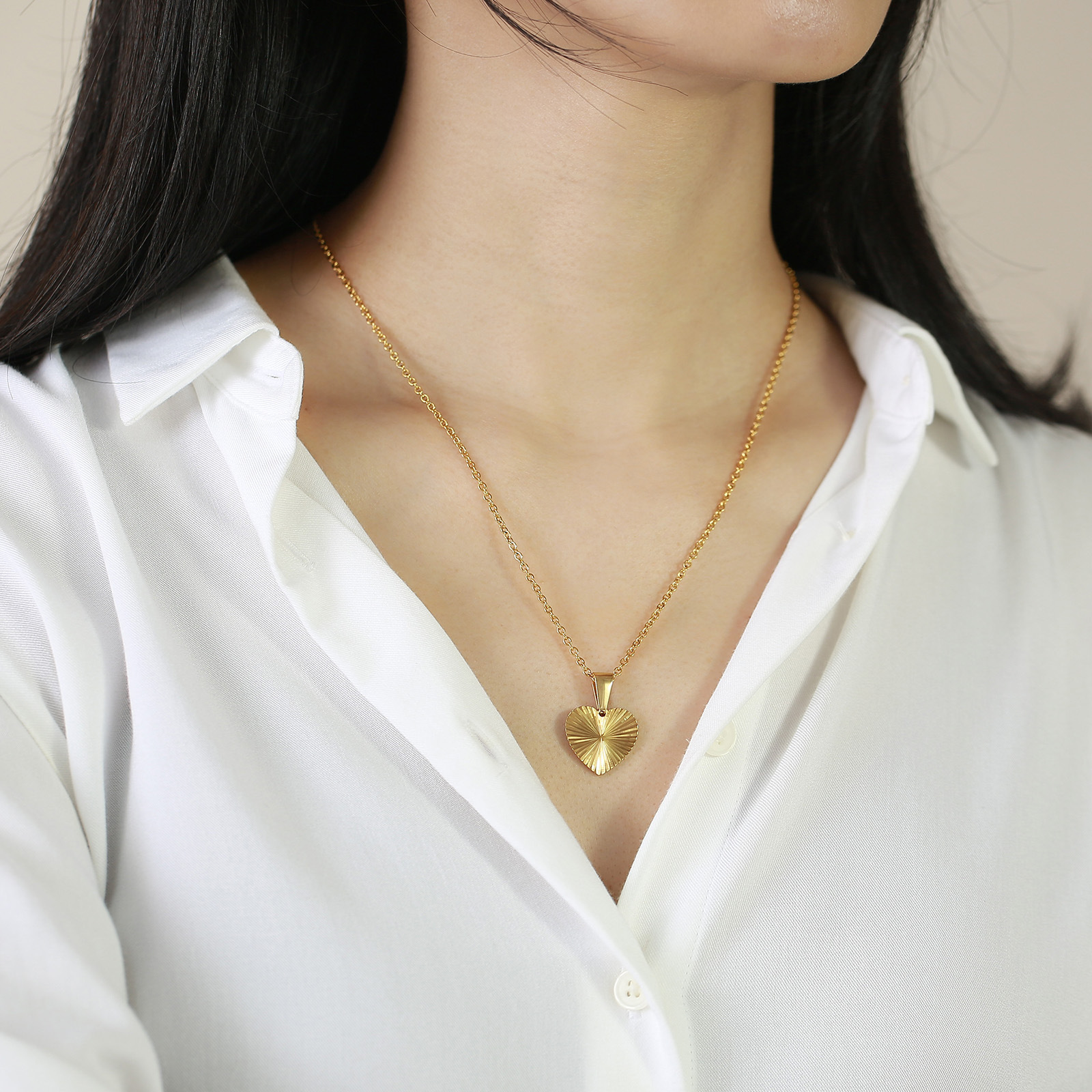 Simple Style Star Stainless Steel Plating Pendant Necklace 1 Piece