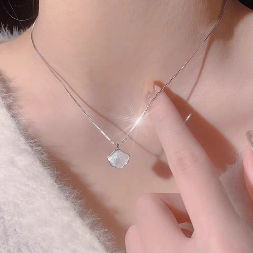 Elegant Tears Drop Fringe Necklace for Women, Instagram-Inspired Unique High-End Design Lockchain, Non-Fading, Cool and Calm Style