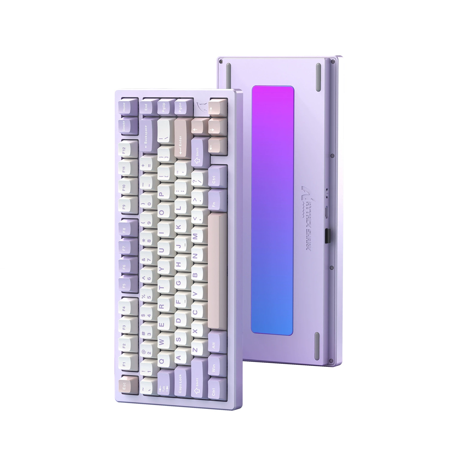 Attack Shark X75 алюминиевый Lang механическая клавиатура настраиваемый RGB беспроводной Bluetooth три модели чистый CNC изделия алюминиевый тромб