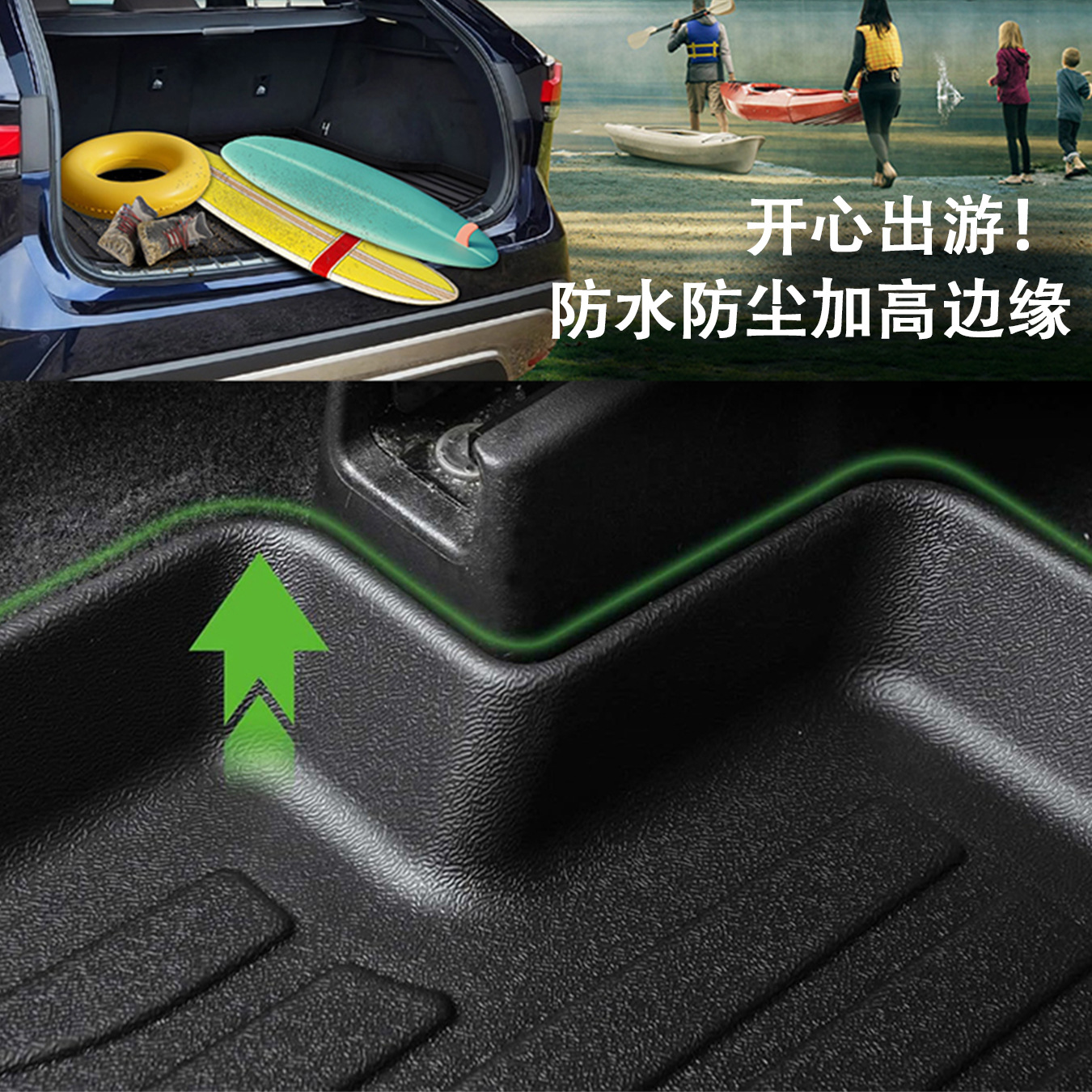 Suitable for 20-26 model Proton cars, special TPE trunk mat, eco-friendly and waterproof