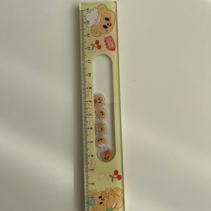 漫画かわいいロッキング定規サンリオ大集合楽しいルビークレヨンしんちゃんパチャ犬KT猫定規|undefined