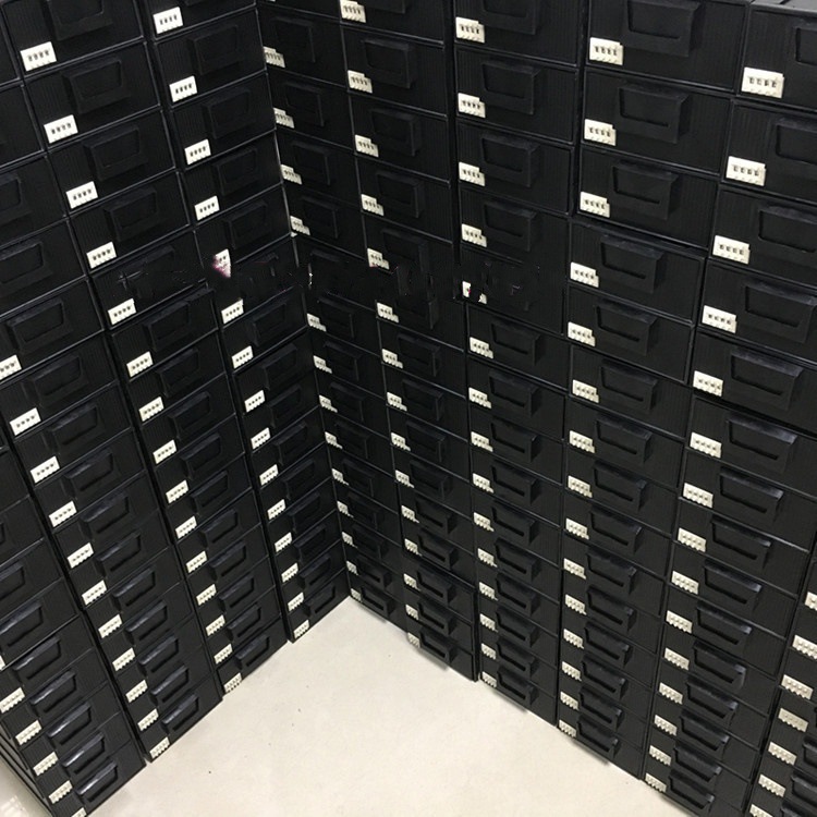 黑色带计数器防静电抽屉式零件盒自由组合防静电抽屉式零件收纳盒