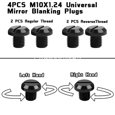 Motorcycle Accessories 4Pcs M10 X: Motosiklet ləvazimatları və aksesuarları