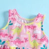 Summer vest, children's swimwear, fashionable split set, 2023, city style, 1-6 years