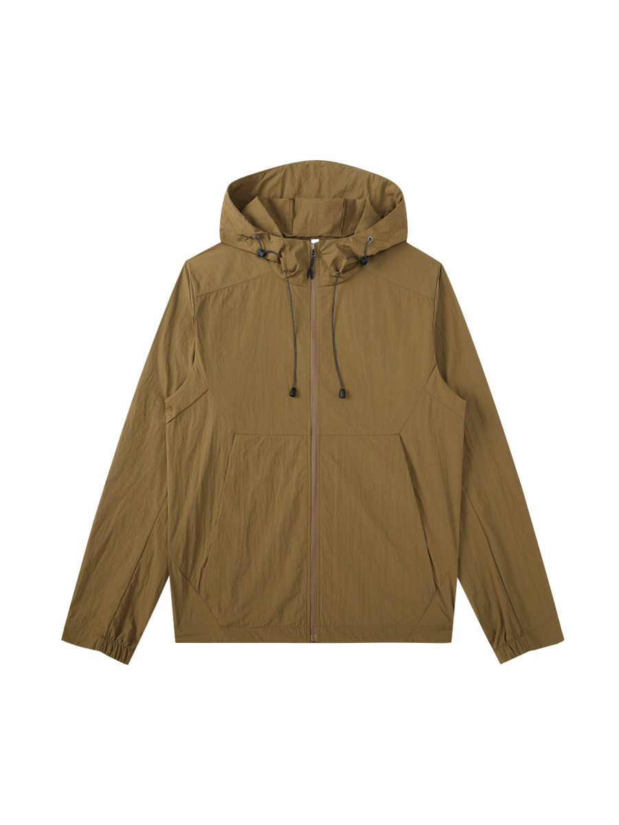 Verano suelto ciclismo pesca ropa de protección solar chaqueta protección UV seda de hielo ropa de protección solar para hombres personalización especial para exteriores