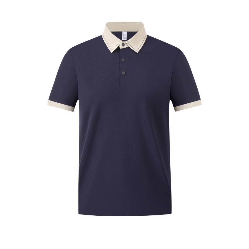 Camiseta de polo de tamaño grande personalizada camiseta transfronteriza ropa de trabajo camiseta cultural bordada logotipo impresa nylon ropa de trabajo de manga corta personalizada