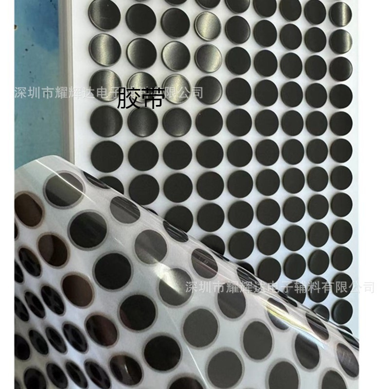 食品级无胶黑色磨砂硅胶垫片 玻璃防滑垫 家具防刮硅胶脚垫 圆形