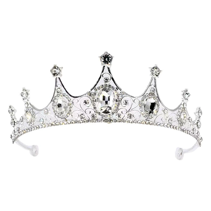 Хит продаж: европейские и американские свадебные головные уборы, корона с камнями, элегантная корона для волос в стиле королевы, свадебные аксессуары для волос, аксессуары для платьев, оптом