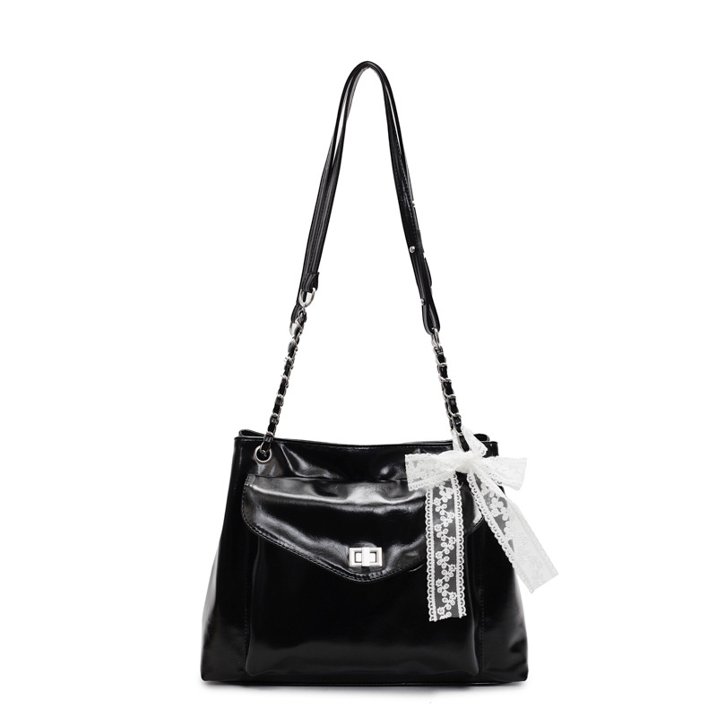 Large Textured Handbag For Women, Versatile Commuter Shoulder Bag_voghion.com